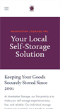 Mobile Screenshot of manhattanstorageinc.com